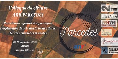 Colloque de clôture – ANR PARCEDES – 25 et 26 septembre 2025 – MSHB Rennes